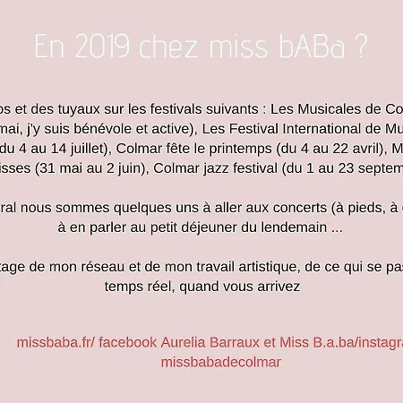 D'hotes Chez Miss Baba Bed and breakfast